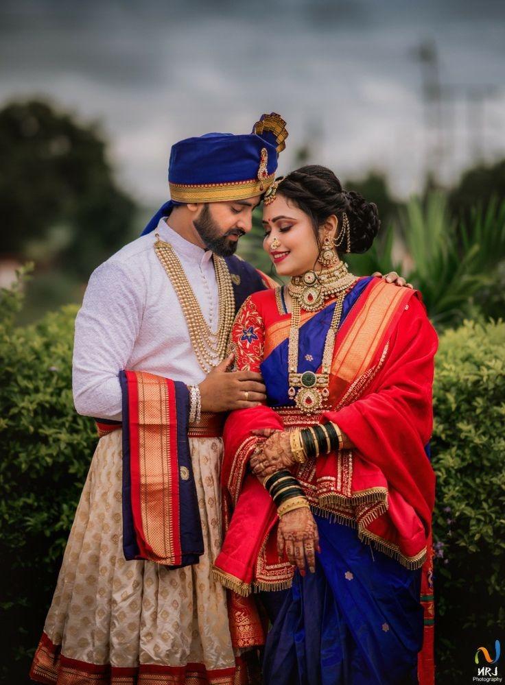 Couple Indian Wedding Photography Pose