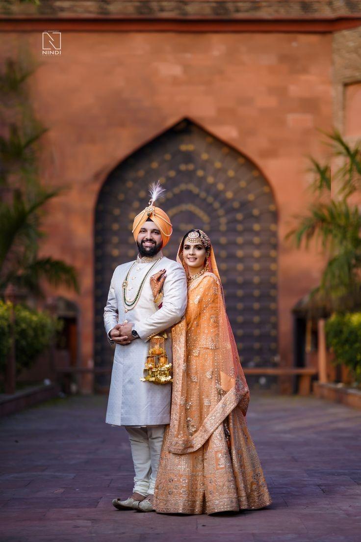 Couple Indian Wedding Photography Pose