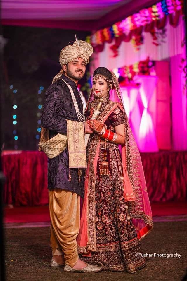 Couple Indian Wedding Photography Pose